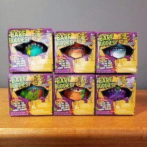 Crate Creatures Surprise Barf Buddies Figures with Slime (Set of 6)